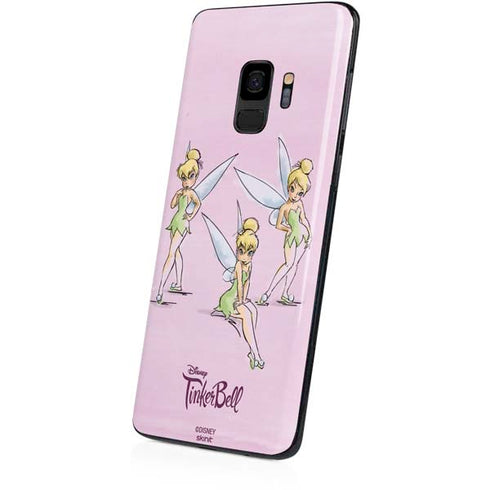 Disney Tinker Bell Water Color Art Poses Galaxy S9 Skin