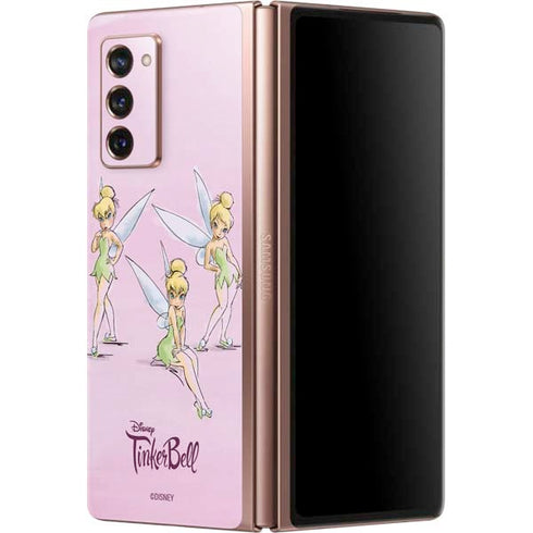 Disney Tinker Bell Water Color Art Poses Galaxy Z Fold2 5G Skin
