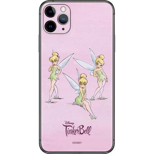 Disney Tinker Bell Water Color Art Poses iPhone 11 Pro Max Skin