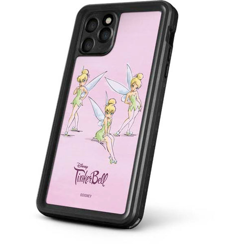 Disney Tinker Bell Water Color Art Poses iPhone 11 Pro Max Waterproof Case