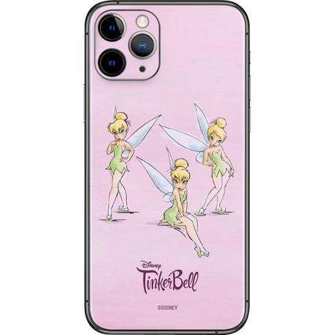 Disney Tinker Bell Water Color Art Poses iPhone 11 Pro Skin