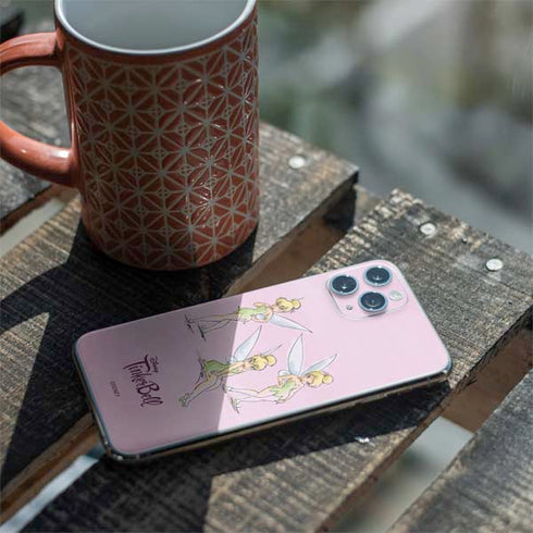 Disney Tinker Bell Water Color Art Poses iPhone 11 Pro Skin