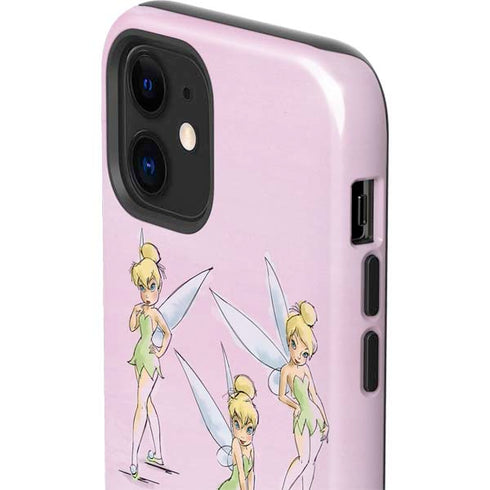 Disney Tinker Bell Water Color Art Poses iPhone 12 Impact Case