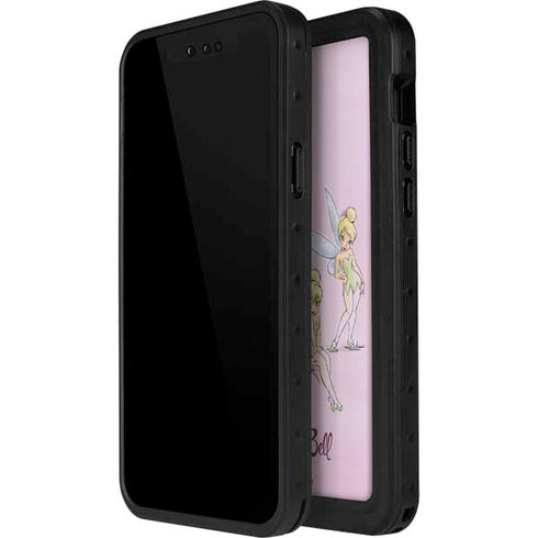 Disney Tinker Bell Water Color Art Poses iPhone 12 Mini Waterproof Case