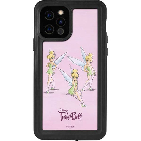 Disney Tinker Bell Water Color Art Poses iPhone 12 Pro Waterproof Case