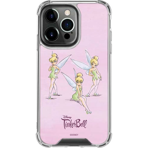 Disney Tinker Bell Water Color Art Poses iPhone 13 Pro Clear Case