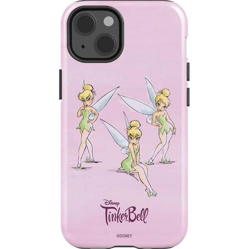 Disney Tinker Bell Water Color Art Poses iPhone 14 Impact Case