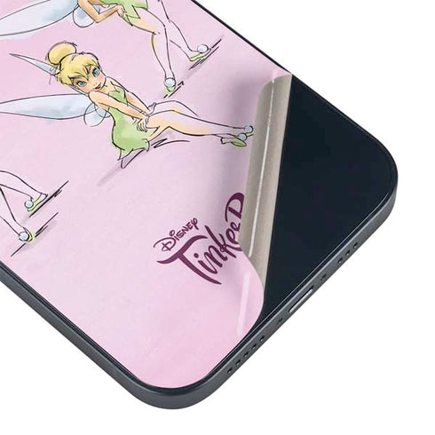 Disney Tinker Bell Water Color Art Poses iPhone 14 Plus Skin