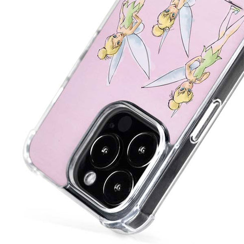 Disney Tinker Bell Water Color Art Poses iPhone 14 Pro MagSafe Case