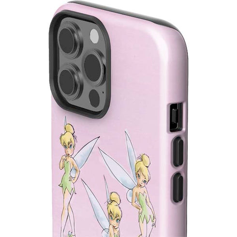 Disney Tinker Bell Water Color Art Poses iPhone 15 Pro Max Impact Case