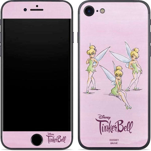 Disney Tinker Bell Water Color Art Poses iPhone 7 Skin