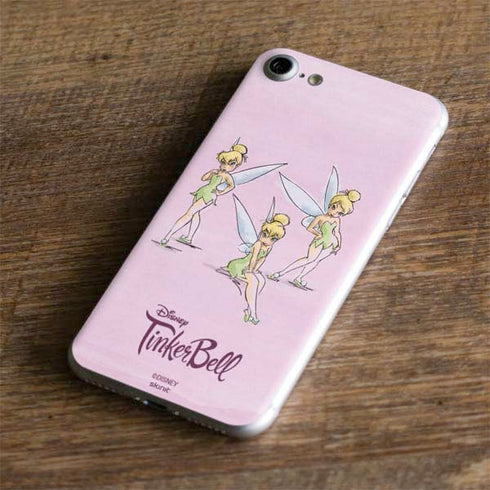 Disney Tinker Bell Water Color Art Poses iPhone 8 Skin