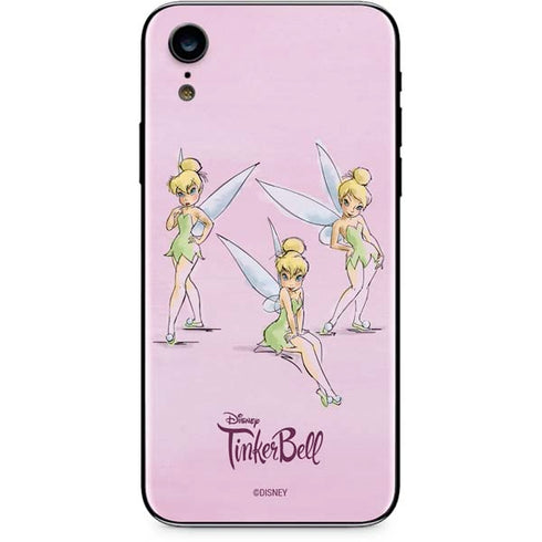 Disney Tinker Bell Water Color Art Poses iPhone XR Skin