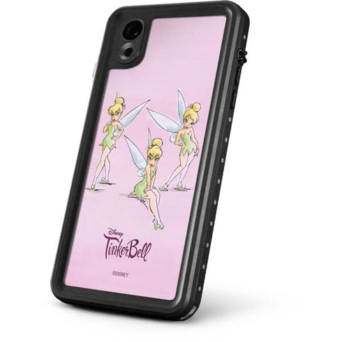 Disney Tinker Bell Water Color Art Poses iPhone XR Waterproof Case