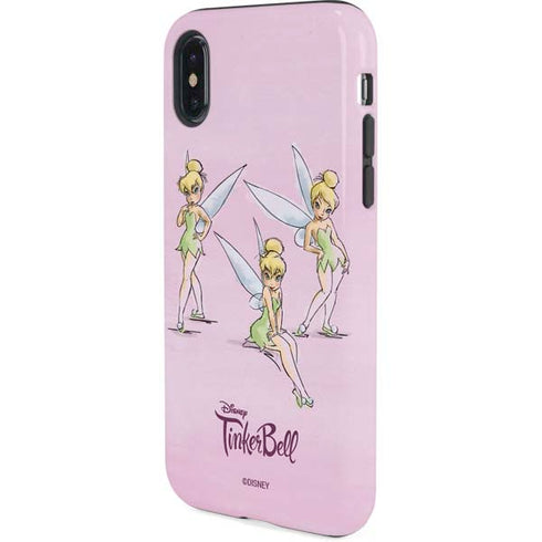 Disney Tinker Bell Water Color Art Poses iPhone XS Pro Case