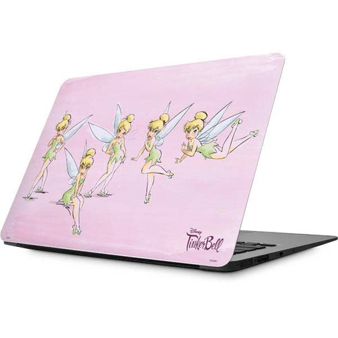 Disney Tinker Bell Water Color Art Poses Apple MacBook Skin
