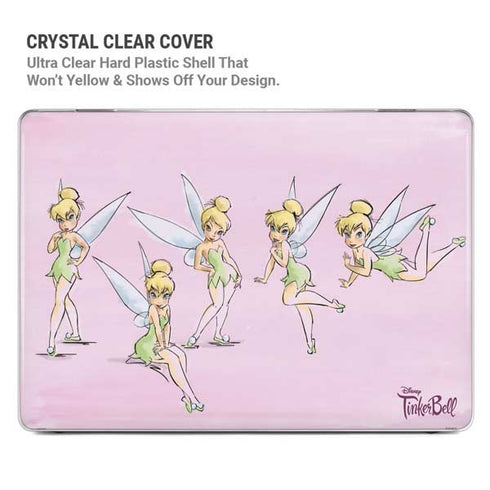 Disney Tinker Bell Water Color Art Poses MacBook Air 13in M1 (2021) Case plus Skin