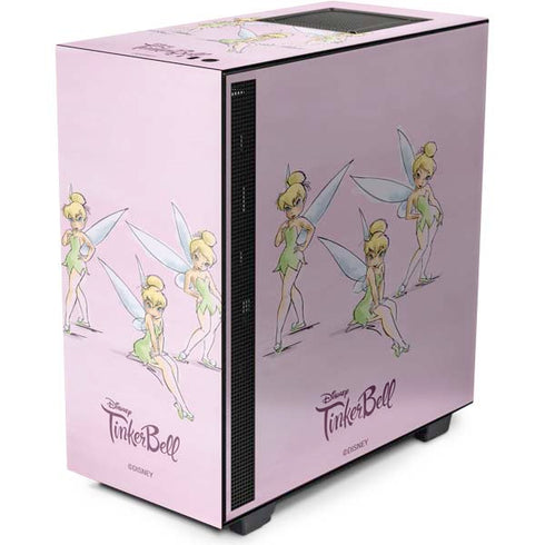 Disney Tinker Bell Water Color Art Poses NZXT H510 Compact ATX Mid-Tower Case Skin