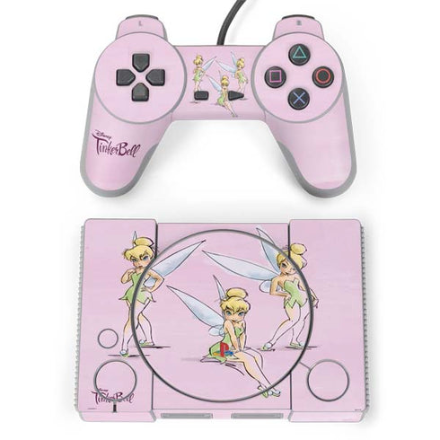Disney Tinker Bell Water Color Art Poses PlayStation Classic Bundle Skin