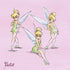 Disney Tinker Bell Water Color Art Poses PS4 Pro/Slim Controller Skin