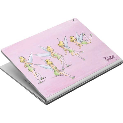 Disney Tinker Bell Water Color Art Poses Surface Book Skin