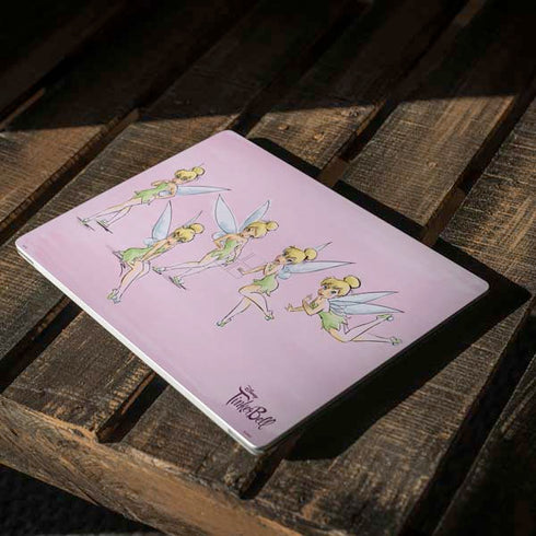Disney Tinker Bell Water Color Art Poses Surface Laptop 2 Skin