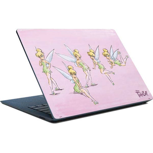 Disney Tinker Bell Water Color Art Poses Surface Laptop Skin