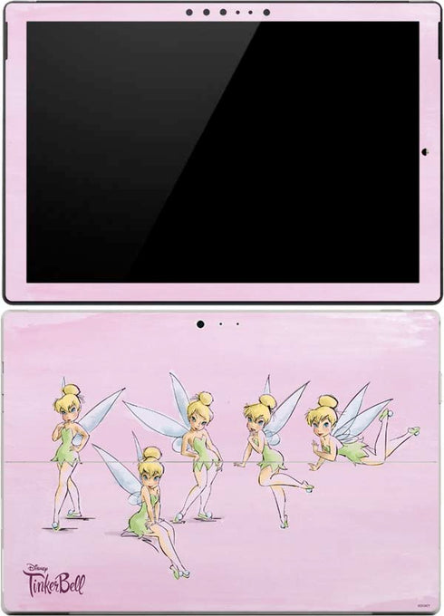Disney Tinker Bell Water Color Art Poses Surface Pro 4 Skin