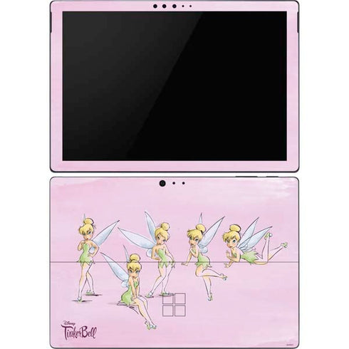 Disney Tinker Bell Water Color Art Poses Surface Pro 6 Skin