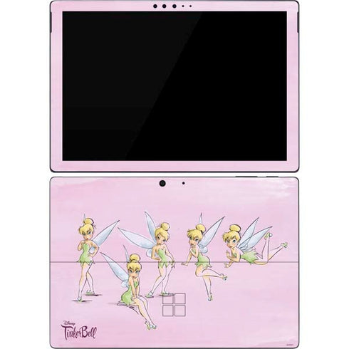 Disney Tinker Bell Water Color Art Poses Surface Pro 7 Skin