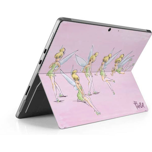 Disney Tinker Bell Water Color Art Poses Surface Pro 8 Skin