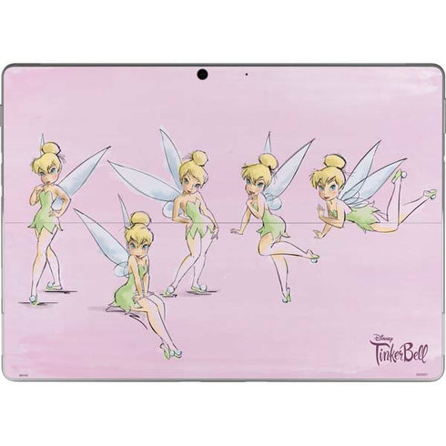Disney Tinker Bell Water Color Art Poses Surface Pro 9 Skin
