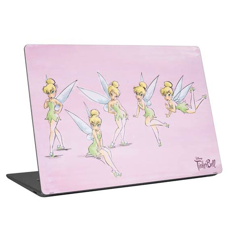 Disney Tinker Bell Water Color Art Poses Universal Laptop 12in (9.8 x 6.8in) Skin