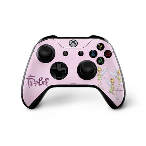 Disney Tinker Bell Water Color Art Poses Xbox One X Controller Skin