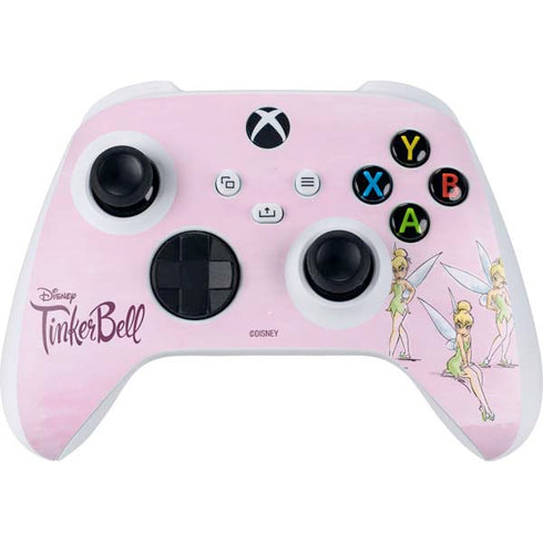 Disney Tinker Bell Water Color Art Poses Xbox Series S Controller Skin
