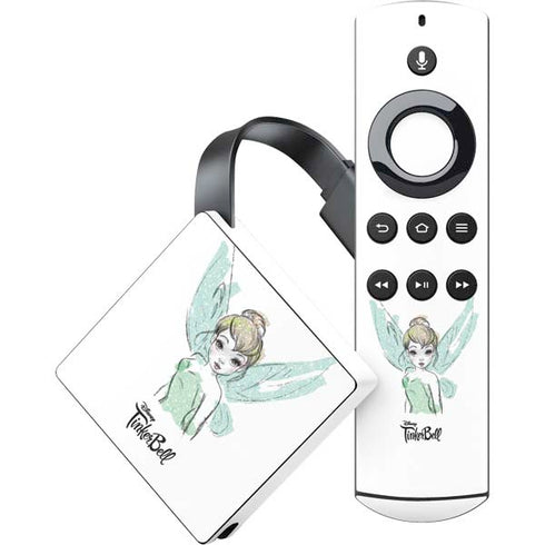 Disney Tinker Bell Watercolor Fairy Art Amazon Fire TV Skin