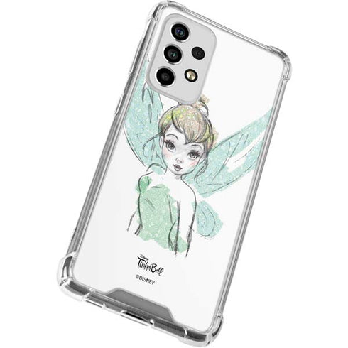 Disney Tinker Bell Watercolor Fairy Art Galaxy A33 5G Clear Case