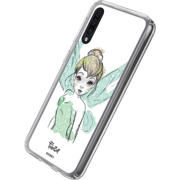 Tinker Bell Watercolor Fairy Samsung Galaxy Clear Case Disney Skinit