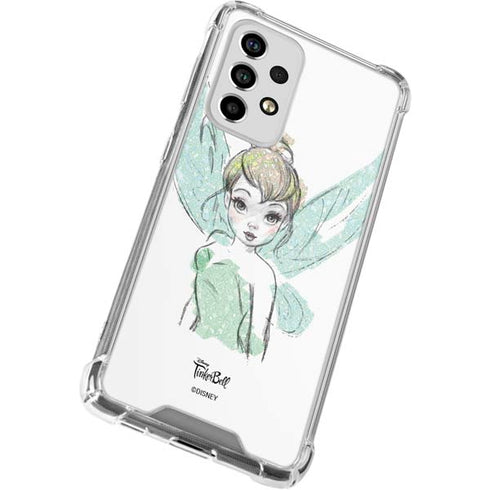 Disney Tinker Bell Watercolor Fairy Art Galaxy A53 5G Clear Case