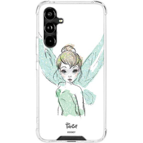 Disney Tinker Bell Watercolor Fairy Art Galaxy A54 5G Clear Case