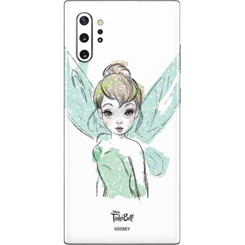 Disney Tinker Bell Watercolor Fairy Art Galaxy Note 10 Plus Skin