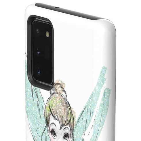 Disney Tinker Bell Watercolor Fairy Art Galaxy Note20 5G Pro Case