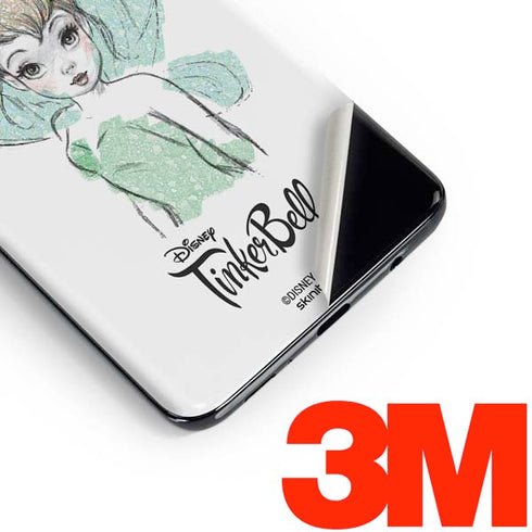 Disney Tinker Bell Watercolor Fairy Art Galaxy S10 Plus Skin
