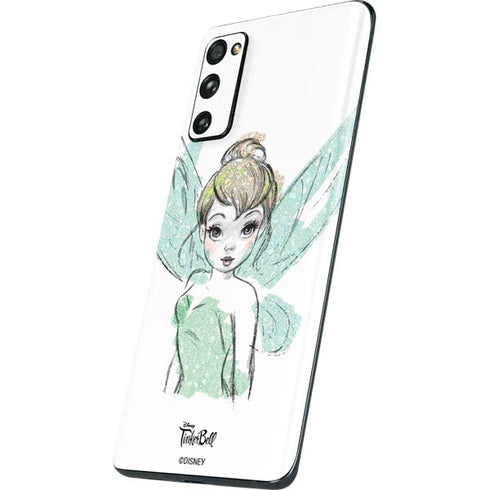 Disney Tinker Bell Watercolor Fairy Art Galaxy S20 Fan Edition Skin