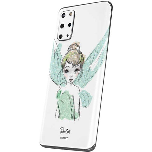 Disney Tinker Bell Watercolor Fairy Art Galaxy S20 Plus Skin