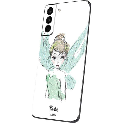 Disney Tinker Bell Watercolor Fairy Art Galaxy S21 5G Skin