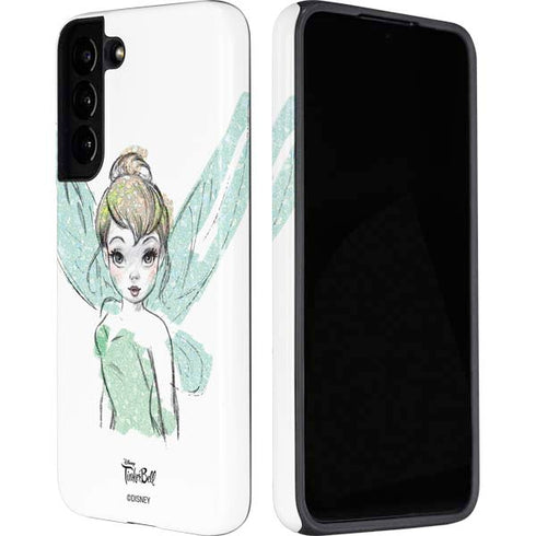 Disney Tinker Bell Watercolor Fairy Art Galaxy S22 Plus Pro Case