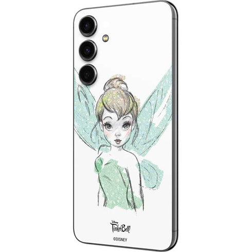 Disney Tinker Bell Watercolor Fairy Art Galaxy S23 FE Skin