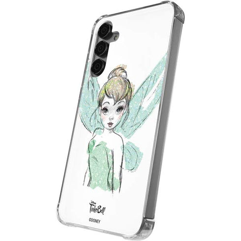 Disney Tinker Bell Watercolor Fairy Art Galaxy S24 Plus Clear Case