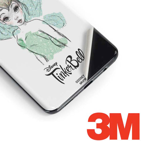 Disney Tinker Bell Watercolor Fairy Art Galaxy S9 Plus Skin